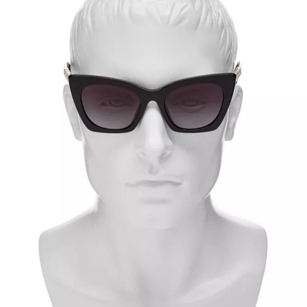 Burberry Designer Cat Eye Sunglasses 52mm - Made in Italy - Authentic - Picture 4 of 15